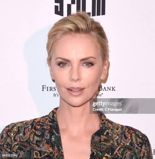 Charlize Theron attends the A Tribute To Charlize Theron: "Tully" during the 2018 San Francisco Film Festival at Castro Theatre on April 8, 2018 in...