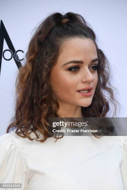 Joey King attends The Daily Front Row's 4th Annual Fashion Los Angeles Awards at Beverly Hills Hotel on April 8, 2018 in Beverly Hills, California.