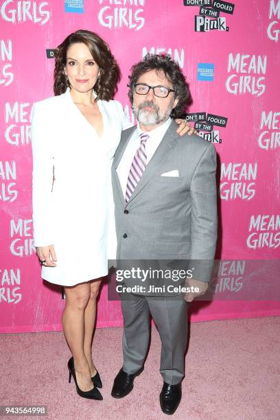Tina Fey and Jeff Richmond attend the opening night after party for "Mean Girls" on Broadway at TAO Downtown on April 8, 2018 in New York City.