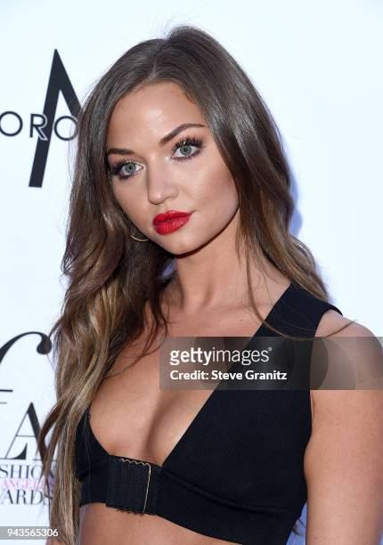 Erika Costell attends The Daily Front Row's 4th Annual Fashion Los Angeles Awards at Beverly Hills Hotel on April 8, 2018 in Beverly Hills,...