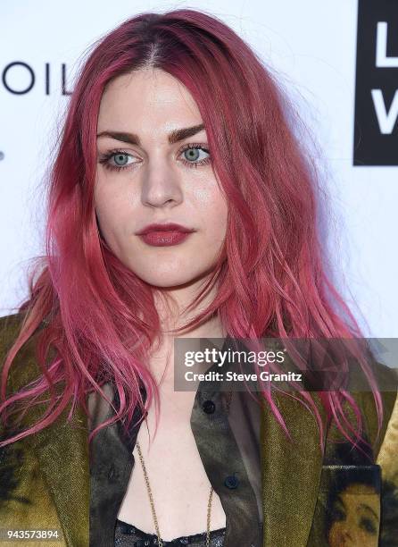 Frances Bean Cobain arrives at the The Daily Front Row's 4th Annual Fashion Los Angeles Awards at Beverly Hills Hotel on April 8, 2018 in Beverly...