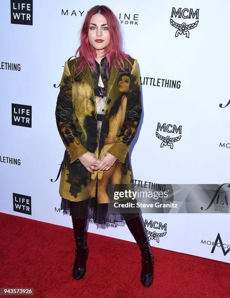 Frances Bean Cobain arrives at the The Daily Front Row's 4th Annual Fashion Los Angeles Awards at Beverly Hills Hotel on April 8, 2018 in Beverly...