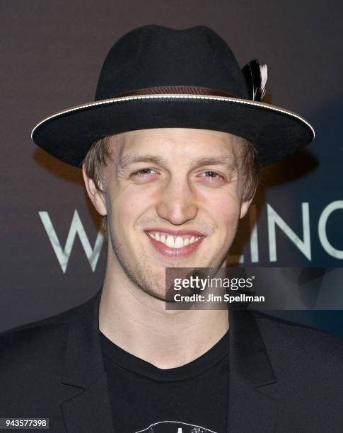 Actor Keenan Jolliff attends the screening of IFC Midnight's "Wildling" hosted by The Cinema Society and Gemfields at iPic Theater on April 8, 2018...