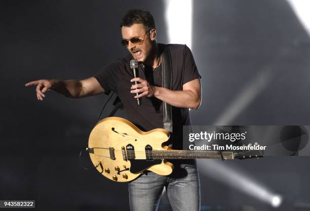 Eric Church performs during the 2018 Tortuga Music Festival on April 8, 2018 in Fort Lauderdale, Florida.