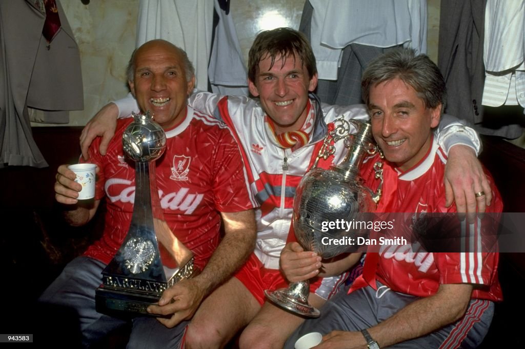 Kenny Dalglish, Ronnie Moran and Roy Evans