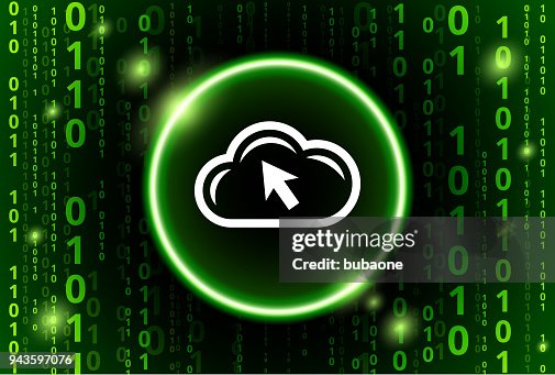 Computer Cloud Binary Code Vector Pattern Background Computer Cloud Binary Code Vector Pattern Background