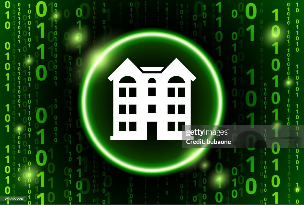 Building Binary Code Vector Pattern Background High-Res Vector Graphic ...