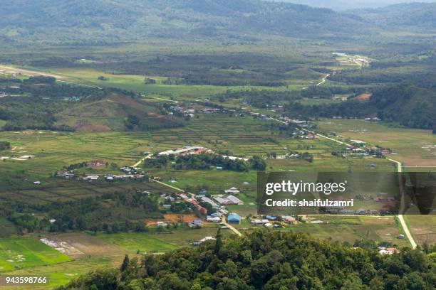 bario is a community of 13 to 16 villages located on the kelabit highlands in miri division, sarawak, malaysia. - kelabit highlands stock pictures, royalty-free photos & images