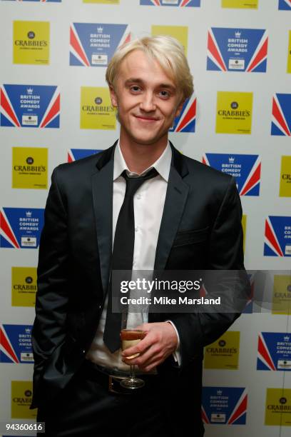 Tom Felton attends the British Comedy Awards on December 12, 2009 in London, England.