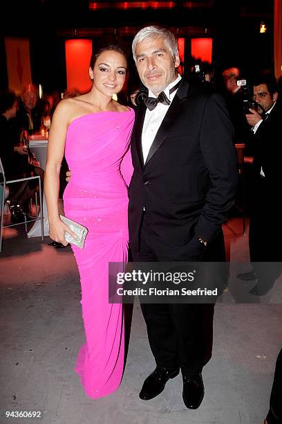 Estefania Kuester and boyfriend Pino Persico attend the aftershow party of 'Ein Herz fuer Kinder' Gala at Studio 20 at Adlershof on December 12, 2009...