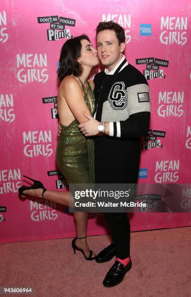 Barrett Wilbert Weed and Grey Henson attend the Broadway Opening Night After Party for 'Mean Girls' at Tao on April 8, 2018 in New York City.