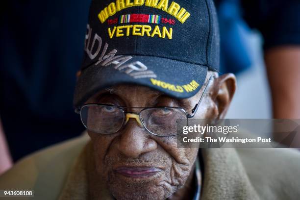 Mr. Richard Overton, 112-years-old, the 3rd oldest man on the planet, the oldest male in the United States, and the oldest military veteran, visits...