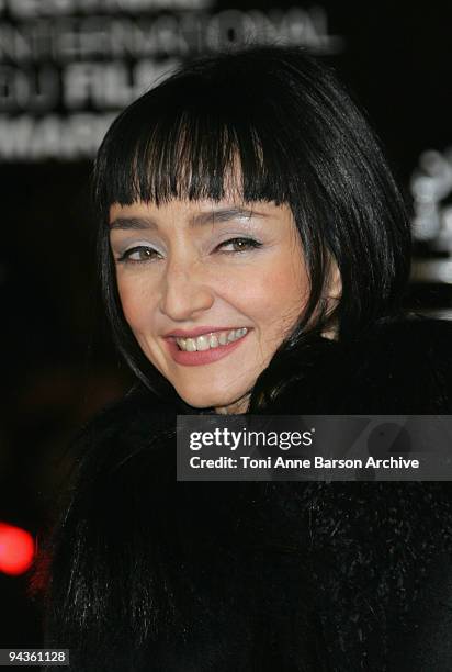 Maria de Medeiros attends the Closing Ceremony at the Mansour Hotel - Palais des Congres on December 12, 2009 in Marrakech, Morocco.