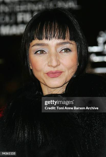 Maria de Medeiros attends the Closing Ceremony at the Mansour Hotel - Palais des Congres on December 12, 2009 in Marrakech, Morocco.