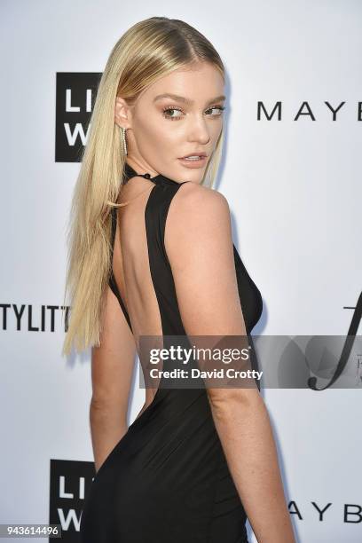 Georgia Gibbs attends The Daily Front Row's 4th Annual Fashion Los Angeles Awards - Arrivals at The Beverly Hills Hotel on April 8, 2018 in Beverly...