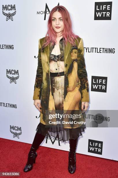 Frances Bean Cobain attends The Daily Front Row's 4th Annual Fashion Los Angeles Awards - Arrivals at The Beverly Hills Hotel on April 8, 2018 in...