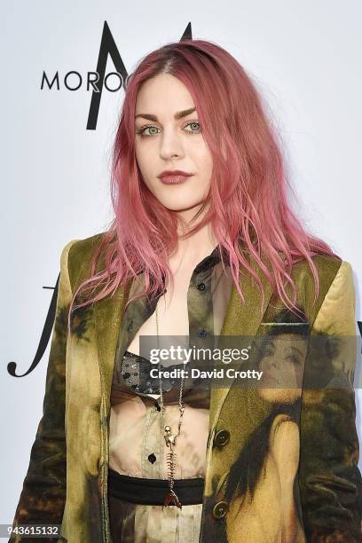 Frances Bean Cobain attends The Daily Front Row's 4th Annual Fashion Los Angeles Awards - Arrivals at The Beverly Hills Hotel on April 8, 2018 in...