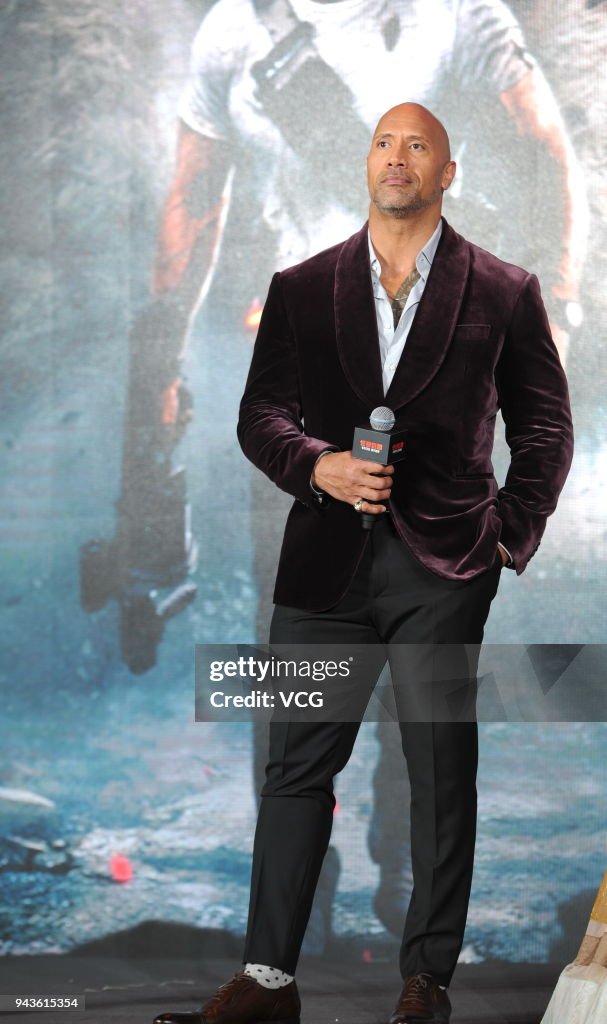 'Rampage' Shanghai Premiere