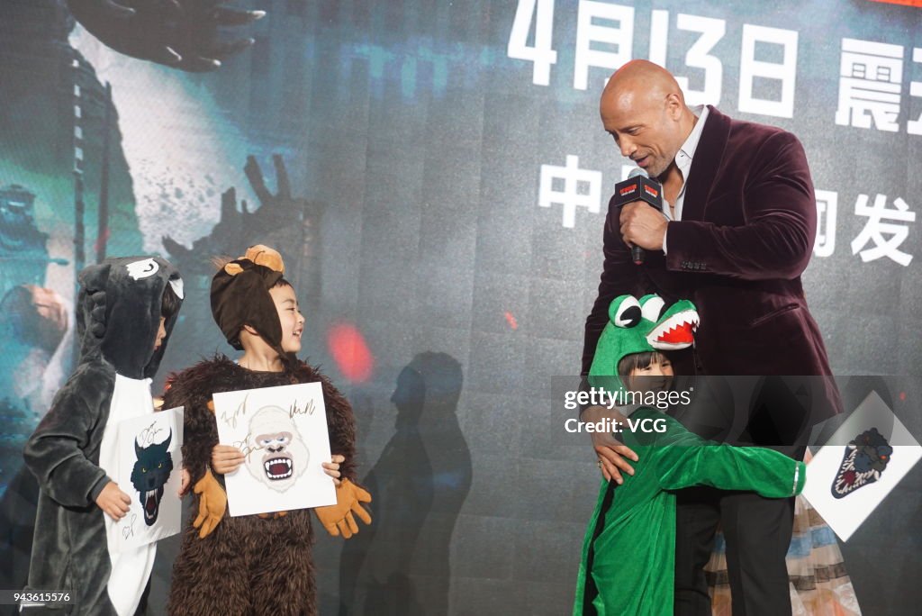 'Rampage' Shanghai Premiere