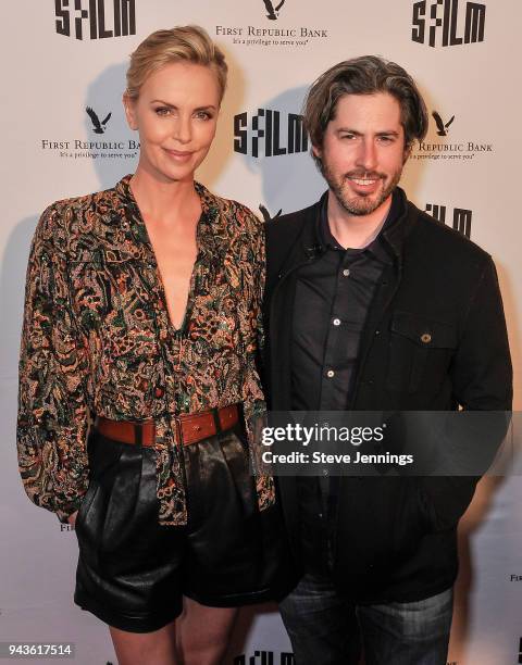 Actress Charlize Theron and Director Jason Reitman attend the San Francisco Film Festival for a Tribute on her film career and Premiere of their new...