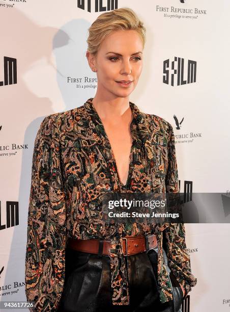 Actress Charlize Theron attends the San Francisco Film Festival for a Tribute on her film career and Premiere of her new film "Tully" at the Castro...