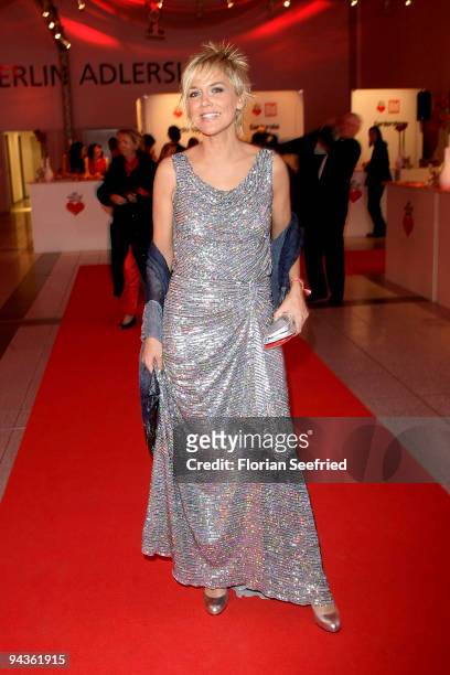 Host Inka Bause attends the aftershow party of 'Ein Herz fuer Kinder' Gala at Studio 20 at Adlershof on December 12, 2009 in Berlin, Germany.
