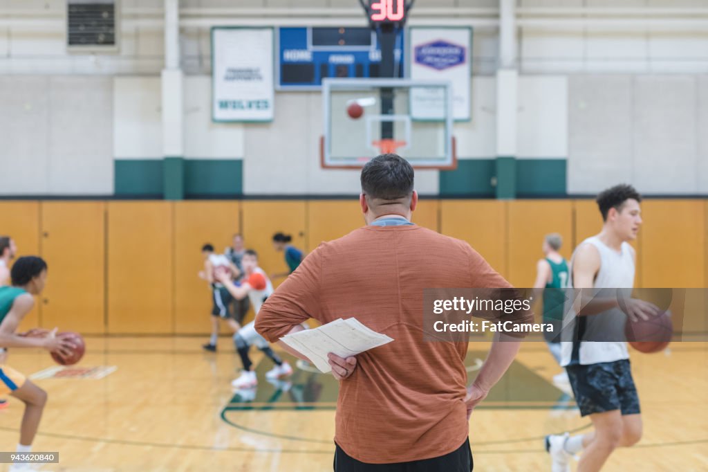 College Basketball Practice