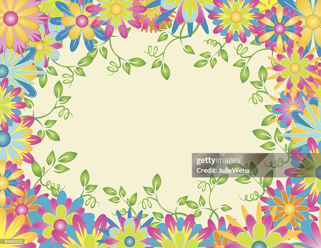 Spring Flower Frame High-Res Vector Graphic - Getty Images
