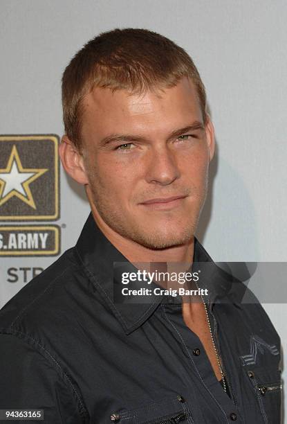 Alan Ritchson arriving at Spike TV's 7th Annual Video Game Awards at Nokia Theatre L.A. Live on December 12, 2009 in Los Angeles, California.