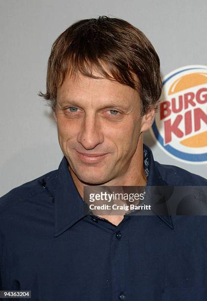 Tony Hawk arriving at Spike TV's 7th Annual Video Game Awards at Nokia Theatre L.A. Live on December 12, 2009 in Los Angeles, California.