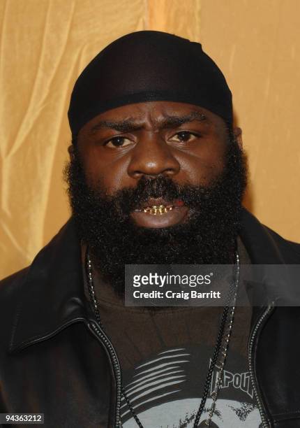 Kimbo Slice arriving at Spike TV's 7th Annual Video Game Awards at Nokia Theatre L.A. Live on December 12, 2009 in Los Angeles, California.