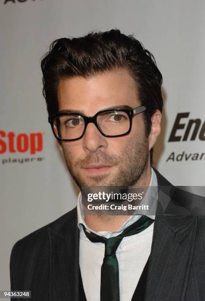 Zachery Quinto arriving at Spike TV's 7th Annual Video Game Awards at Nokia Theatre L.A. Live on December 12, 2009 in Los Angeles, California.