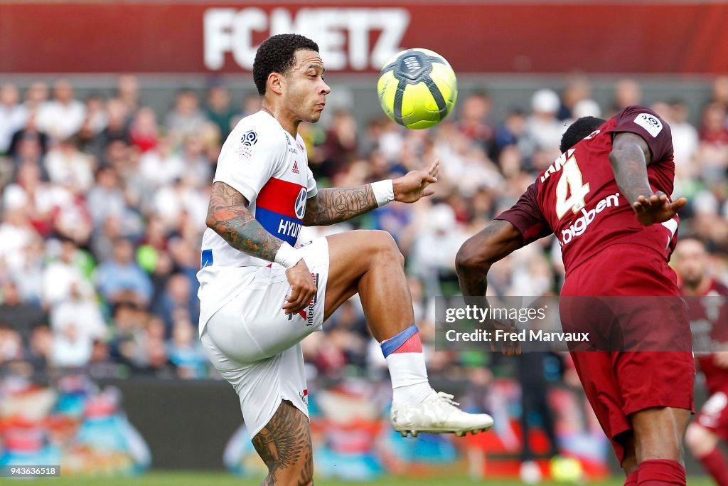 Metz v Olympique Lyonnais - Ligue 1