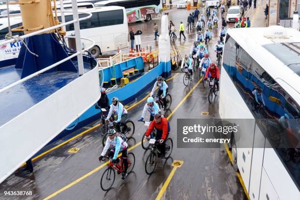 canakkale cycling festival - ferry wheel stock pictures, royalty-free photos & images