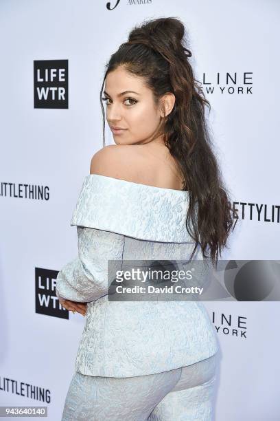 Inanna Sarkis attends The Daily Front Row's 4th Annual Fashion Los Angeles Awards - Arrivals at The Beverly Hills Hotel on April 8, 2018 in Beverly...