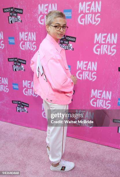 Totah attending the Broadway Opening Night Performance of "Mean Girls" at the August Wilson Theatre Theatre on April 8, 2018 in New York City.