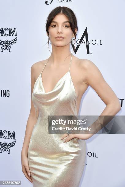 Cami Morrone attends The Daily Front Row's 4th Annual Fashion Los Angeles Awards - Arrivals at The Beverly Hills Hotel on April 8, 2018 in Beverly...