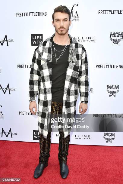 Michael Yerger attends The Daily Front Row's 4th Annual Fashion Los Angeles Awards - Arrivals at The Beverly Hills Hotel on April 8, 2018 in Beverly...