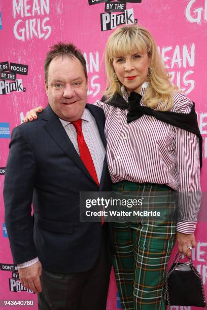 James L. Nederlander and Margo Nederlander attending the Broadway Opening Night Performance of "Mean Girls" at the August Wilson Theatre Theatre on...