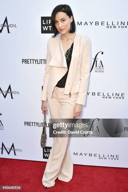 Loan Chabanol attends The Daily Front Row's 4th Annual Fashion Los Angeles Awards - Arrivals at The Beverly Hills Hotel on April 8, 2018 in Beverly...