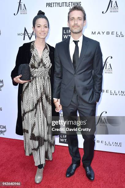 Alexi Lubomirski and Guest attend The Daily Front Row's 4th Annual Fashion Los Angeles Awards - Arrivals at The Beverly Hills Hotel on April 8, 2018...