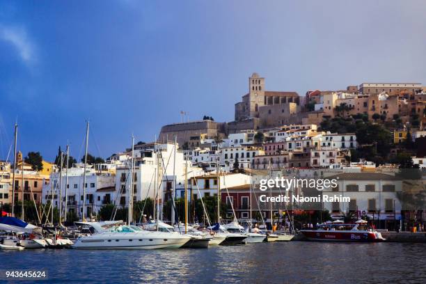 ibiza old town, spain - naomi rahim stock pictures, royalty-free photos & images