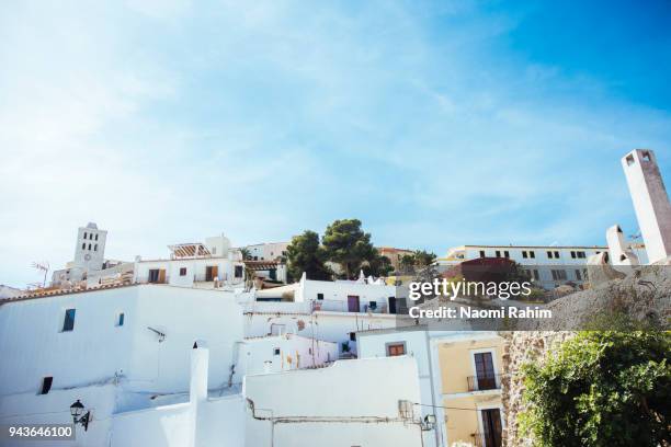 ibiza old town, spain - naomi rahim stock pictures, royalty-free photos & images