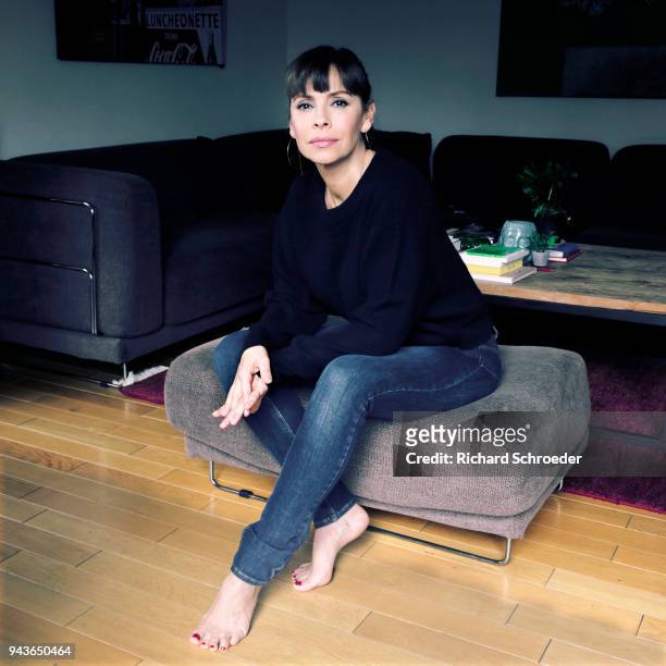Actress Mathilda May is photographed for Self Assignment on March 2018 in Paris, France.
