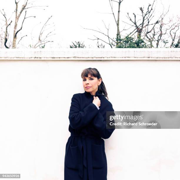 Actress Mathilda May is photographed for Self Assignment on March 2018 in Paris, France.