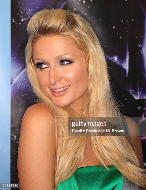 Paris Hilton attends Family Guy's "Something, Something, Something, Dark-Side" DVD release party at a private residence on December 12, 2009 in...