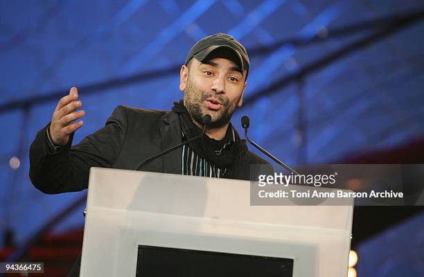 Nabil Ben Yadir attends the Closing Ceremony of the Marrakech 9th Film Festival at the Mansour Hotel - Palais des Congres on December 12, 2009 in...