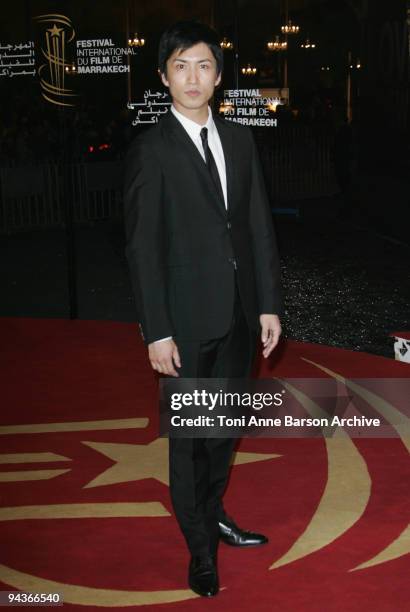 Chi Cao attends the Closing Ceremony of the Marrakech 9th Film Festival at the Mansour Hotel - Palais des Congres on December 12, 2009 in Marrakech,...