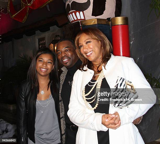 Actor/director LeVar Burton and his family attend Family Guy's "Something, Something, Something, Dark-Side" DVD release party at a private residence...