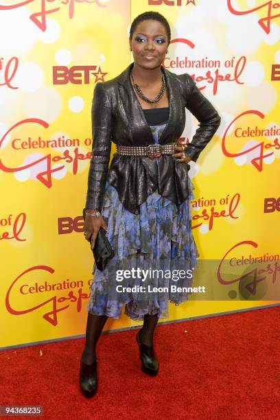 Tarsha Hamilton attends BET's 10th Anniversary Celebration Of Gospel at The Orpheum Theatre on December 12, 2009 in Los Angeles, California.